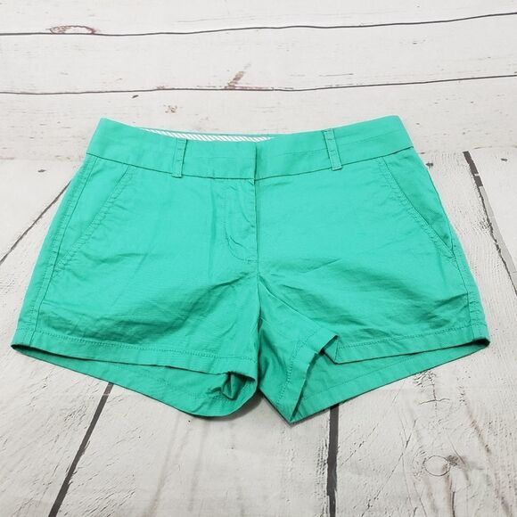 J Crew Shorts Size 00 Chino Broken-InMint Color - Picture 1 of 4